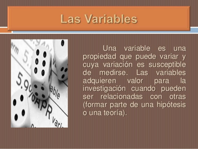Variables E Hipotesis