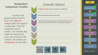 Variables in a science experiment | PDF