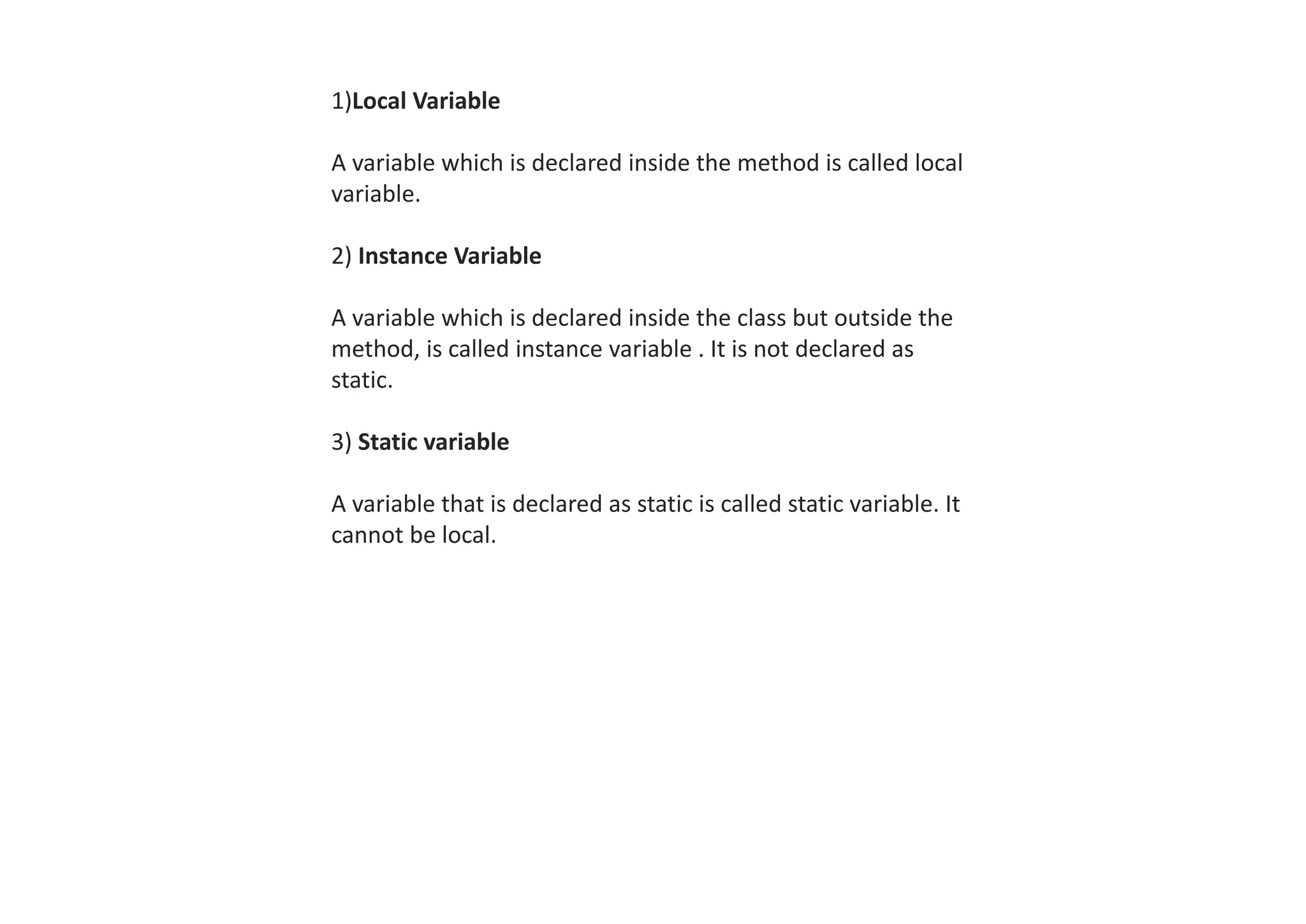 Variables in java.pptx | Programming Languages | Computing