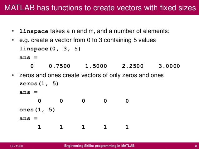 Variables in matlab