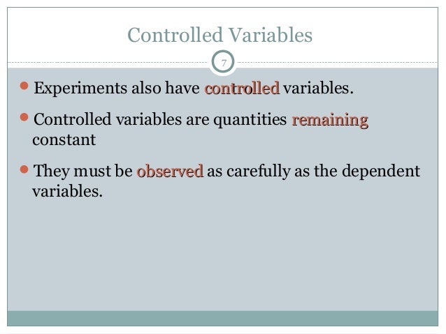Variables lecture