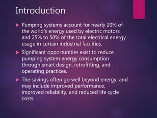 Variable speed drive in pumping system | PPTX