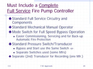 Speed Fire Power Switch Variable speed fire pump controllers | PDF