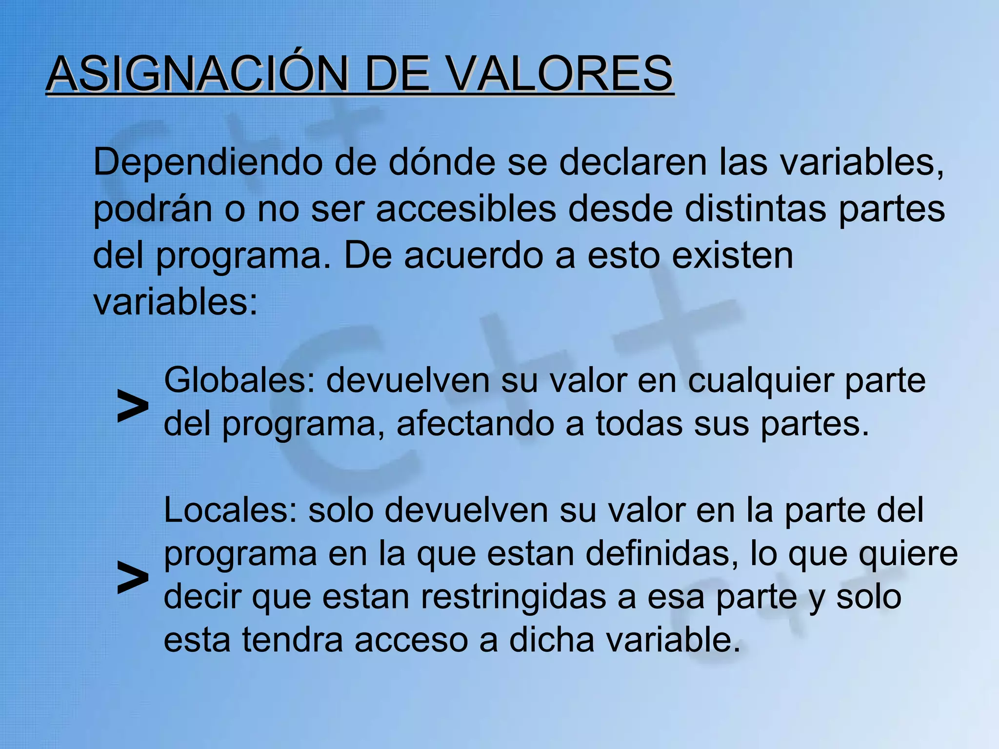 Variables C Rational Variables y Constantes en C++ | PPT