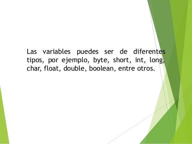Variables y tipos de datos