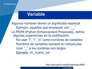 Introducción a Variables y Tipos de Datos en Python: Fundamentos ...