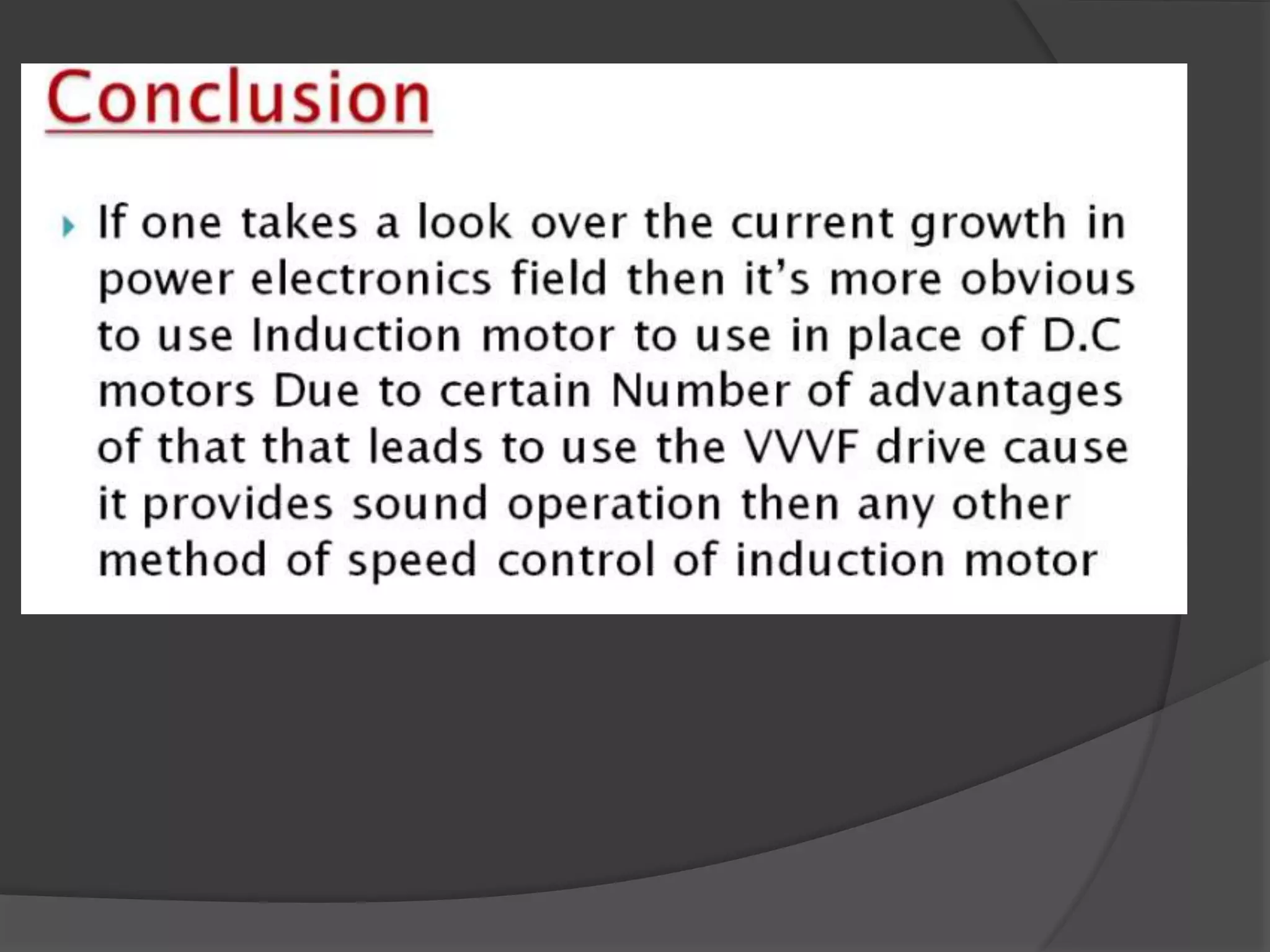 Variable voltage variable frequency drive