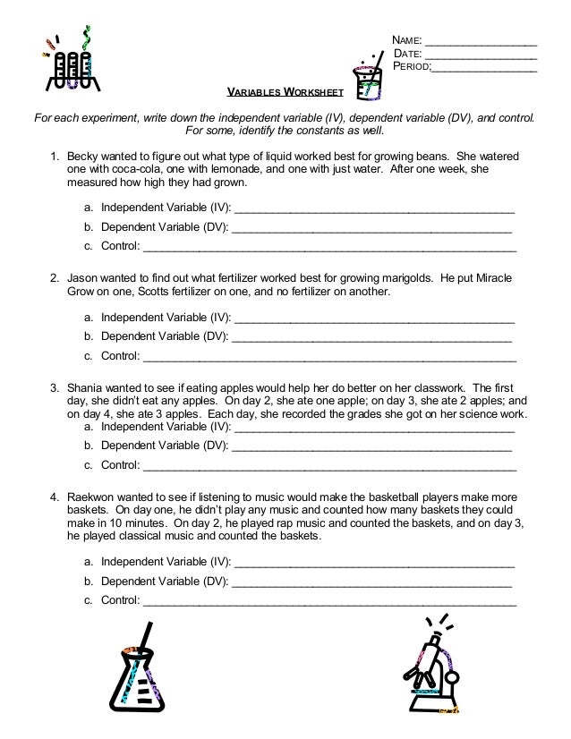 identifying-independent-and-dependent-variables-worksheet