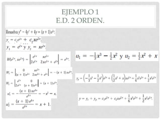 EJEMPLO 1
E.D. 2 ORDEN.

 