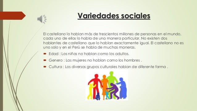Variaciones linguisticas