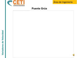 Área de Ingeniería

                          Puente Grúa
Variadores de Velocidad
 