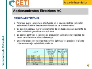 Variadores de Velocidad   Área de Ingeniería
 