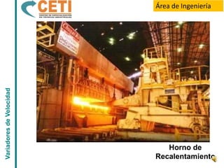 Variadores de Velocidad   Área de Ingeniería




                             Horno de
                          Recalentamiento
 