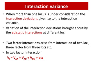 Variance and GE Interactions | PPTX