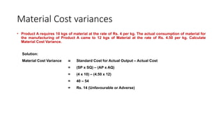Comprehensive Guide to Variance Analysis in Cost Accounting | PPTX
