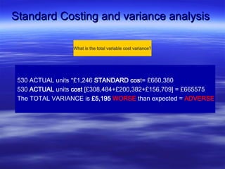MANAGEMENT ACCOUNTING variance analysis explained.ppt