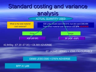 MANAGEMENT ACCOUNTING variance analysis explained.ppt