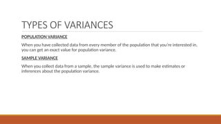 WHAT IS VARIANCE IN SAMPLING AND KEY TAKEAWAYS | PPTX