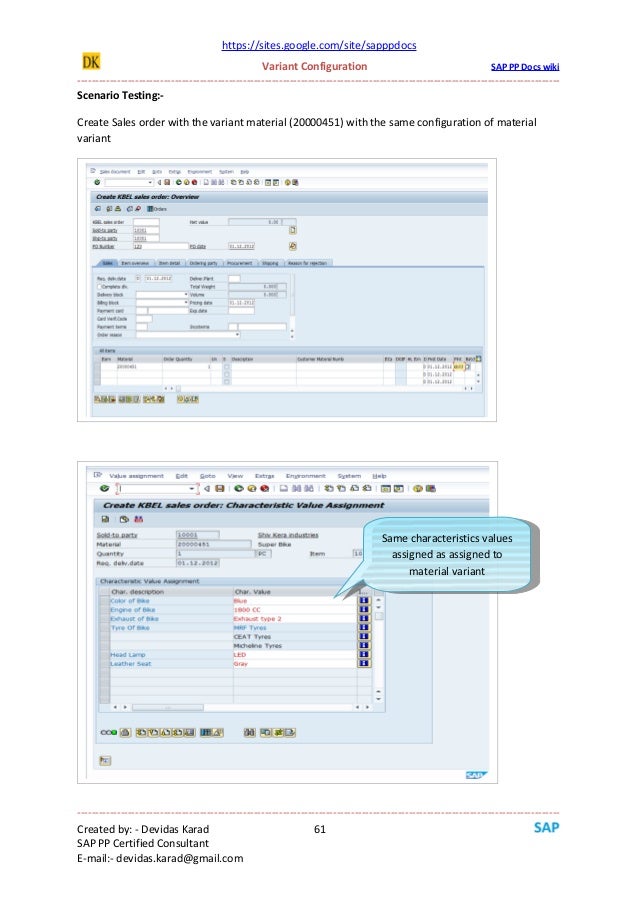 Variant Configurition in SAP: Beginners Guide | www.sapdocs.info