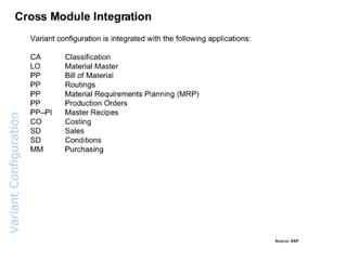 Variant  Configuration  Overview