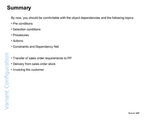 Variant  Configuration  Overview
