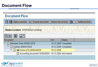 Document Flow




                 Slide Number 45
                ©2008 Capgemini
 
