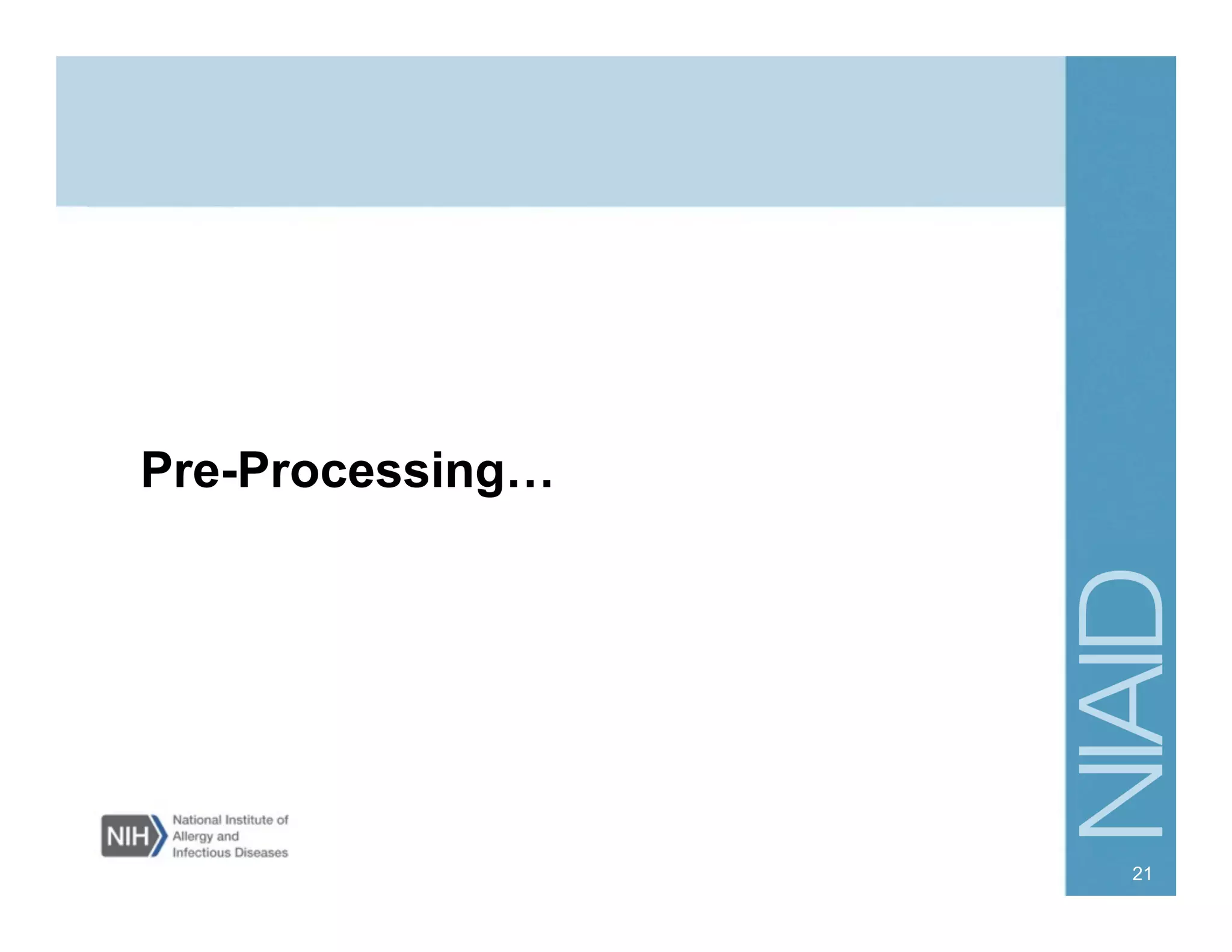 Pre-Processing…
21
 