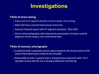 VARIANT ANGINA _ management and diagnostic DR Ak.ppsx