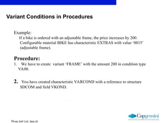 SAP SD variant configuration.ppt for Begin | PPT