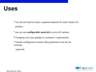 SAP SD variant configuration.ppt for Begin | PPT