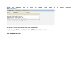 Variant configuration for a bom | DOC