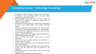 Consulting resume – Technology Consulting
 