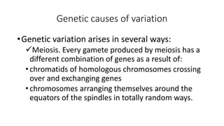 Variation Causes concepts of Variation.pptx in humans full | PPTX