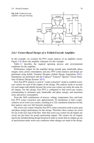 Variation aware design of custom integrated circuits a hands on field ...