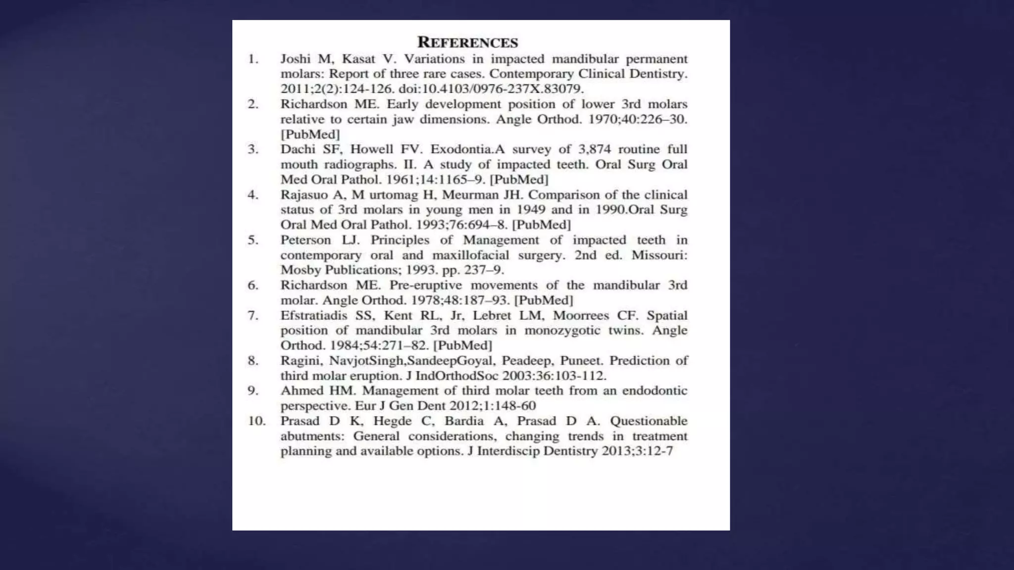 Variations in lower permanent molars 