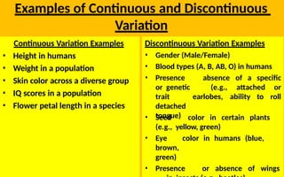 Variation within a Species Types of variation.pptx