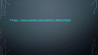 • https://www.youtube.com/watch?v=NHelCd5Jtp4
 