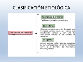 CLASIFICACIÓN ETIOLÓGICA
 