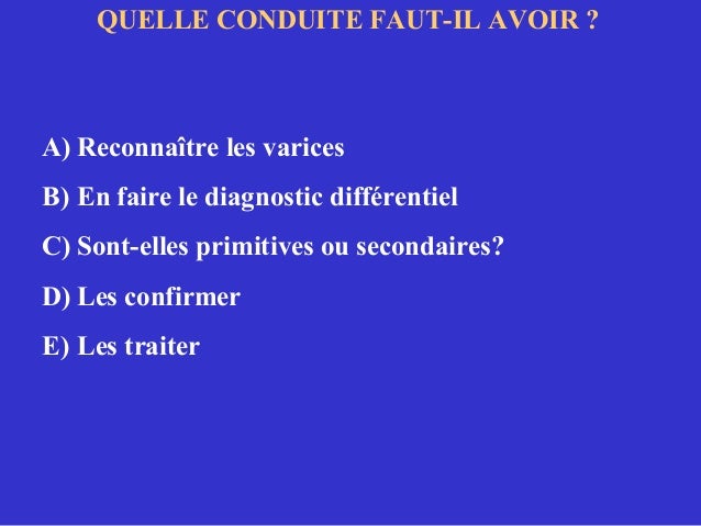 Comme enlever le filet variqueux sur le pied