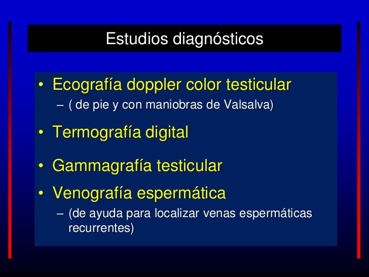 Varicocele Aprofe Dr Victor Sanchez