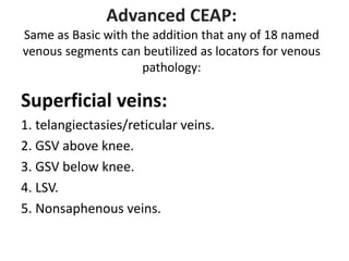 Ceap Ivp Varicose vein ANATOMY,PATHOPHYSIOLOGY & MANAGEMANT | PPTX