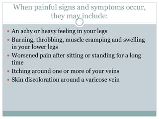 varicose veins | PPTX