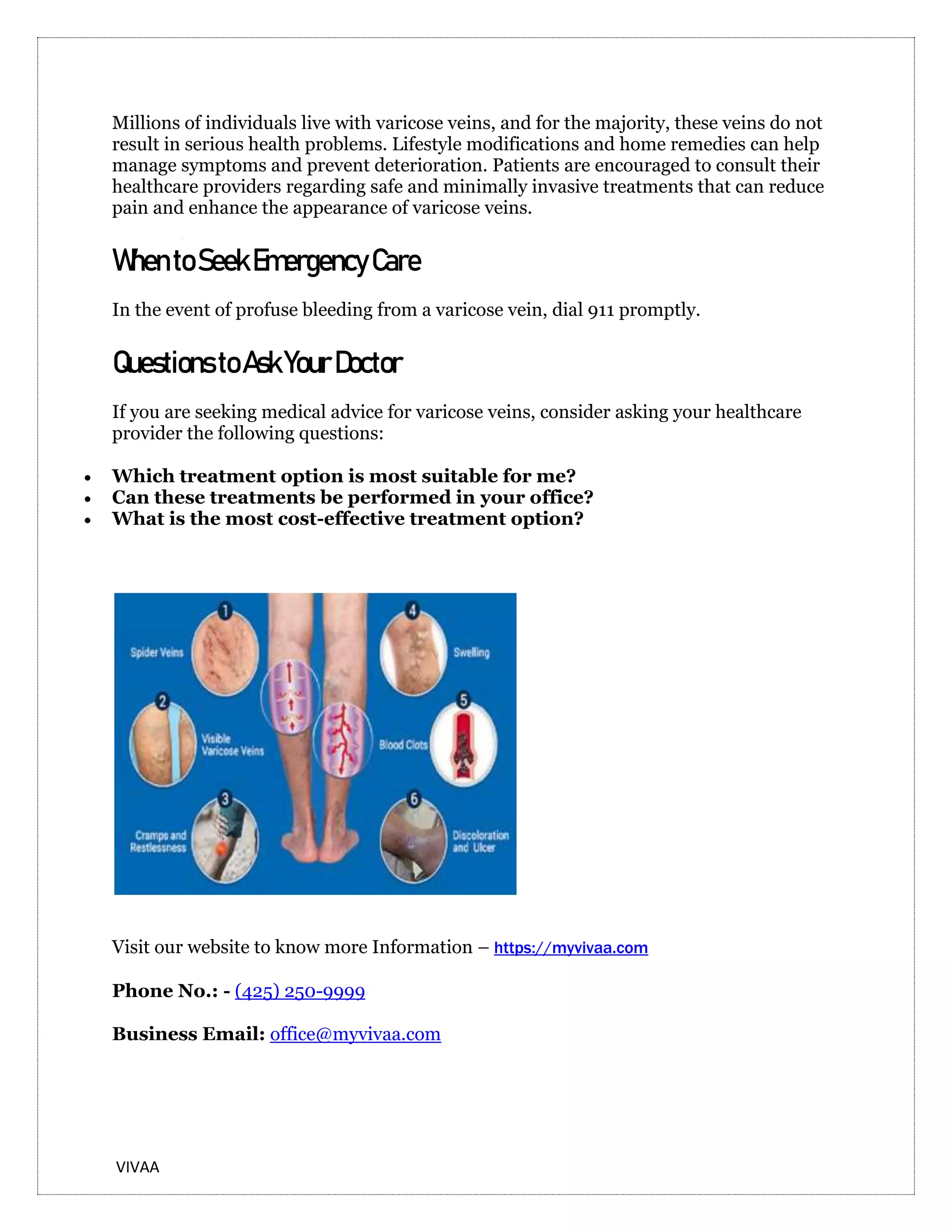 Understanding Varicose Veins:  A Comprehensive Guide - uvvusax
