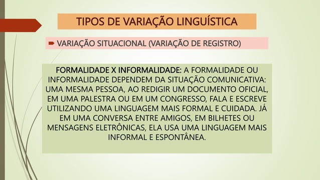 VARIEDADES LINGUÍSTICAS - 1. pptx | PPTX