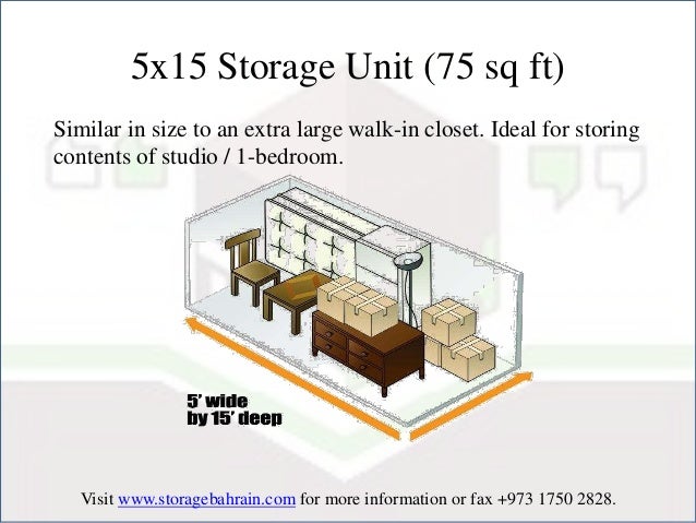 Varied Types Of Storage Units In Bahrain Sizes And Its Uses