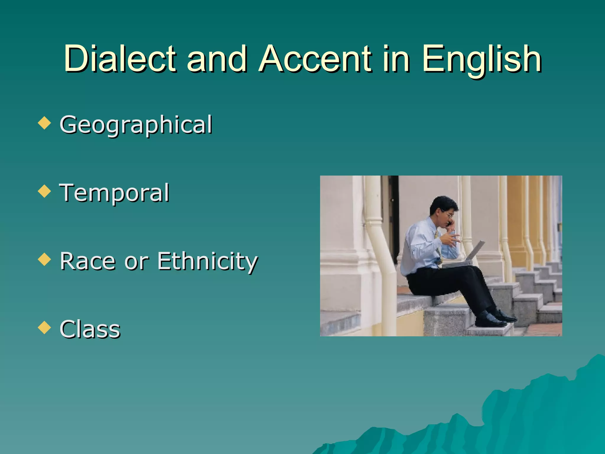 Varieties Of English | PPT