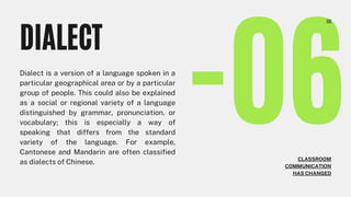 Understanding Language, Dialects, and Varieties: Linguistic Diversity ...