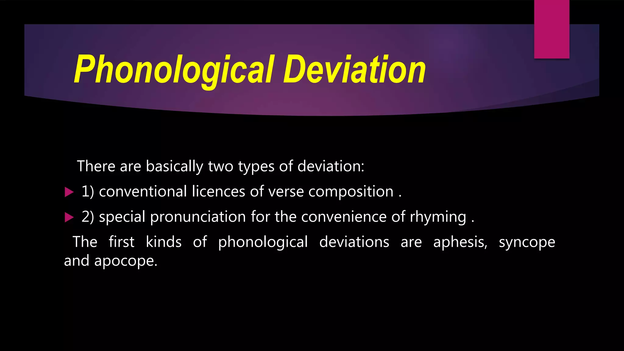 Varieties of poetic licence | PPTX