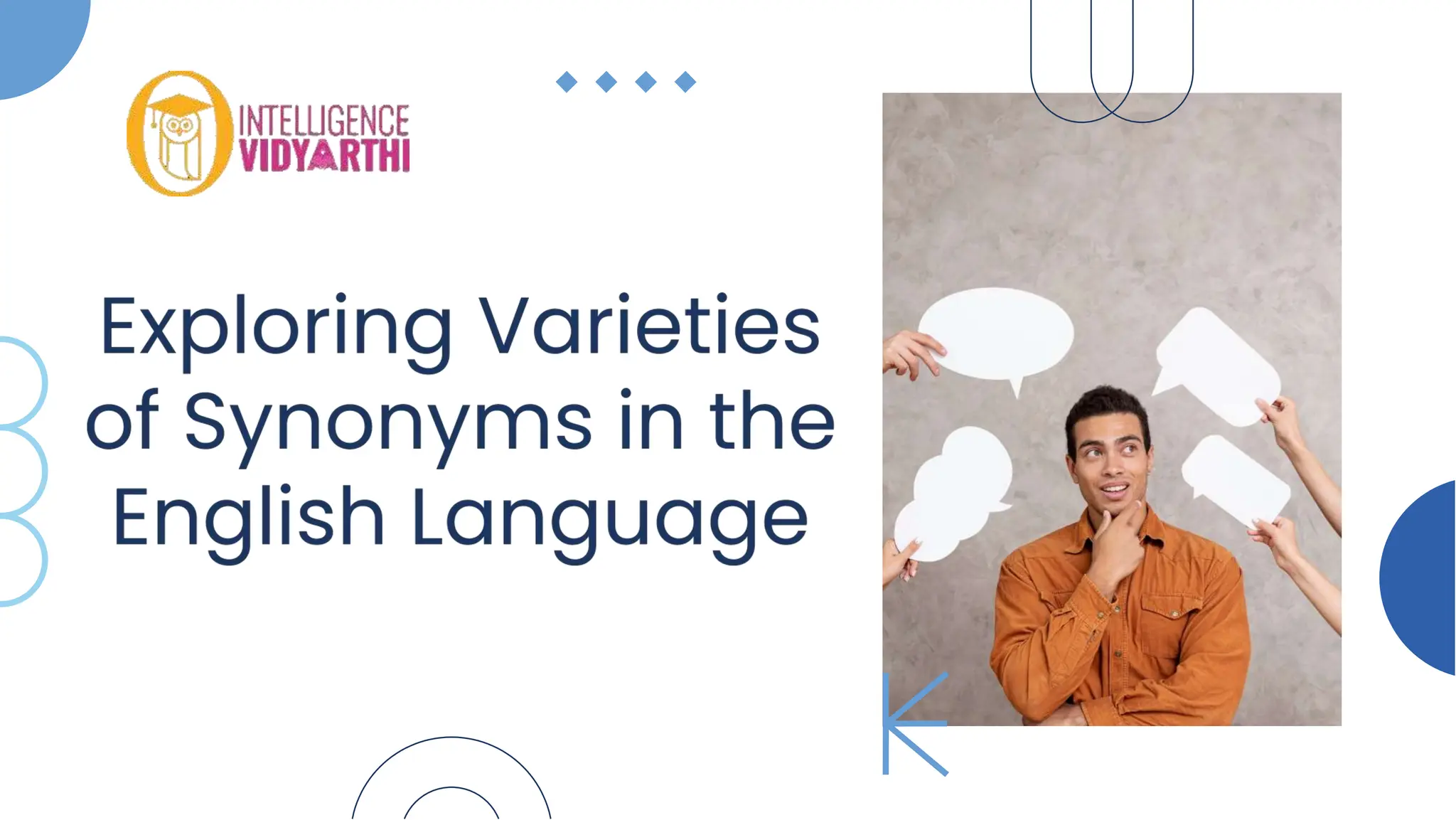 Varieties of synonyms in the english language PPT