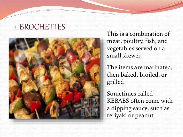 Variety Of Hot Or Cold Appetizer
